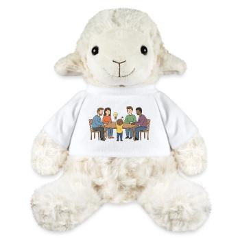 Idée collective autour d'une table - Mouton en peluche Annika MiniFeet® - blanc - Devant
