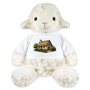 Small thatched house in the countryside - MiniFeet® Sheep Annika - white - Front