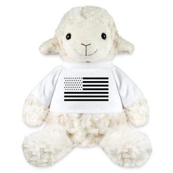 Stars and stripes - Mouton en peluche Annika MiniFeet® - blanc - Devant