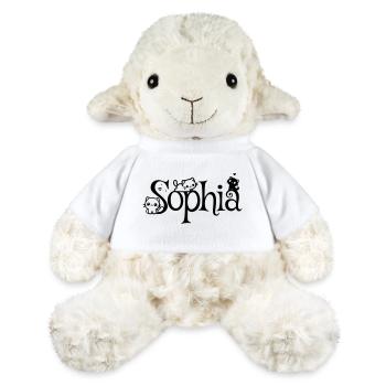 Sophia Prénom Nom du chaton - Mouton en peluche Annika MiniFeet® - blanc - Devant
