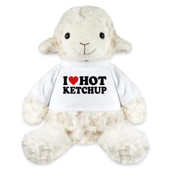 J’adore le ketchup chaud - Mouton en peluche Annika MiniFeet® - blanc - Devant