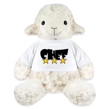 Chef Étoilé : Design 3 Étoiles Gastronomie - Mouton en peluche Annika MiniFeet® - blanc - Devant