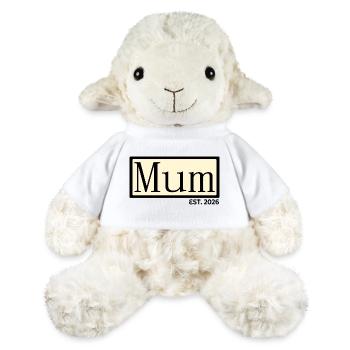 Maman du bébé biologique 2026 - Mouton en peluche Annika MiniFeet® - blanc - Devant