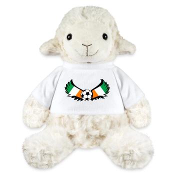 Fussball Irland - MiniFeet® Schaf Annika - Weiß - Vorne