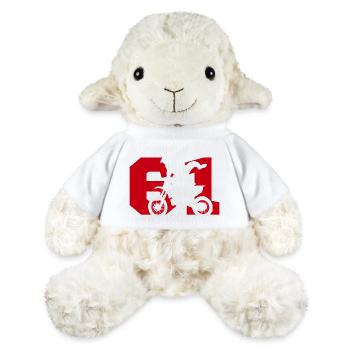 Moto 61 motard - Mouton en peluche Annika MiniFeet® - blanc - Devant