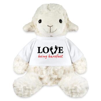 love being barefoot Version 2 - love to be barefoot - MiniFeet® Sheep Annika - white - Front