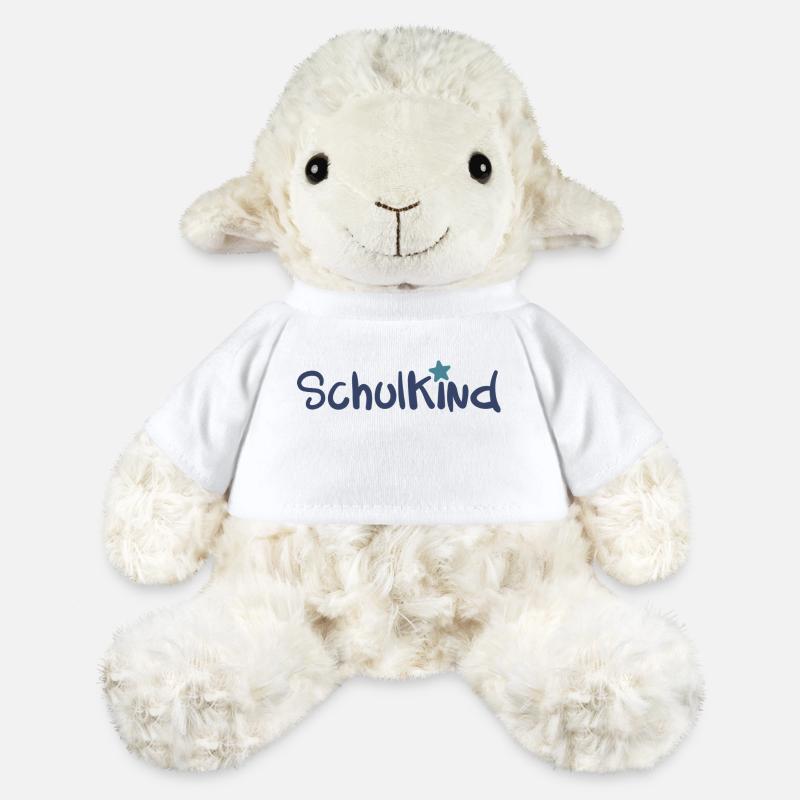 SCHULKIND Schulanfang Schulstart Schulanfänger - MiniFeet® Schaf Annika - Weiß