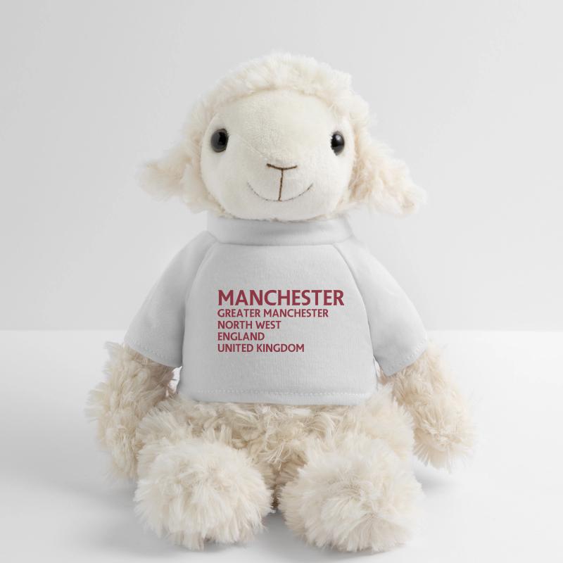 Manchester Name Stack Typography MiniFeet® Sheep Annika