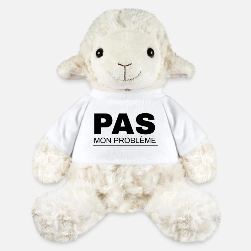 Not my problem - MiniFeet® Sheep Annika - white