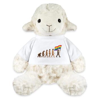 LGBTQ-Pride-Monat – Pride-Entwicklung - MiniFeet® Schaf Annika - Weiß - Vorne