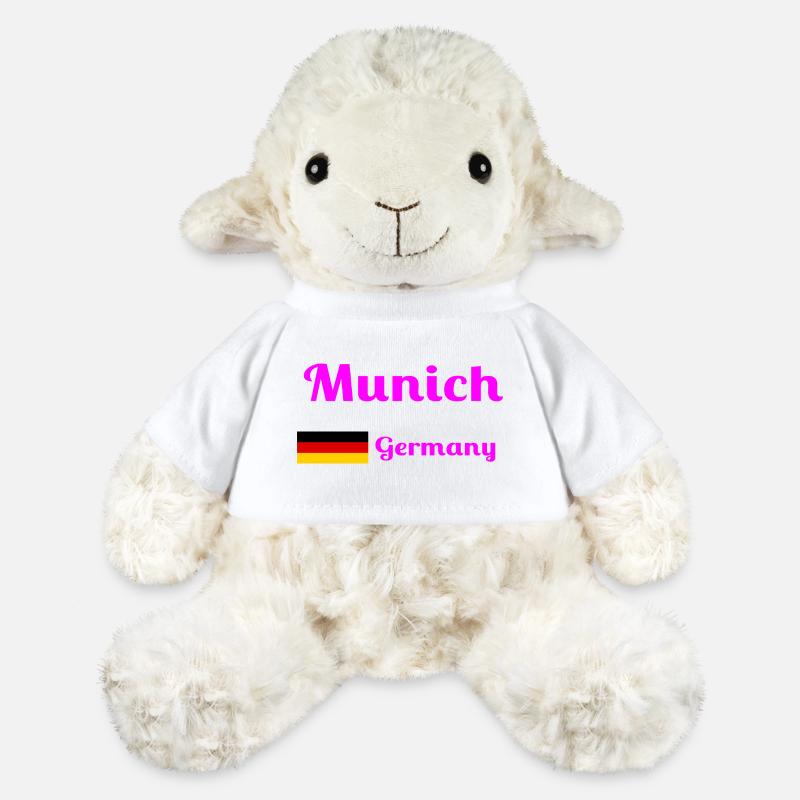 Munich Germany- Stylish prints - MiniFeet® Sheep Annika - white