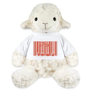 Vintage 1982 Born In 1982 43 Year Old Bar Code Anniversai - MiniFeet® Sheep Annika - white - Front