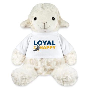 Loyal and Happy Dog Cartoon Logo - MiniFeet® Sheep Annika - white - Front