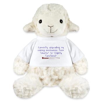 Conception d’adaptation chaotique à légèrement fonctionnelle - Mouton en peluche Annika MiniFeet® - blanc - Devant