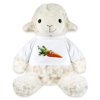 carotte - Mouton en peluche Annika MiniFeet® - blanc - Devant