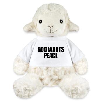 God wants peace - MiniFeet® Sheep Annika - white - Front