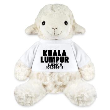 Kuala Lumpur - Design mit Koordinaten - MiniFeet® Schaf Annika - Weiß - Vorne
