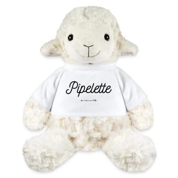 Pipelette_ de mère en fille_noir - Mouton en peluche Annika MiniFeet® - blanc - Devant