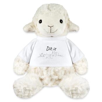 DIT IS BERLIN – SKYLINE OF BERLIN, CAPITAL - MiniFeet® Sheep Annika - white - Front