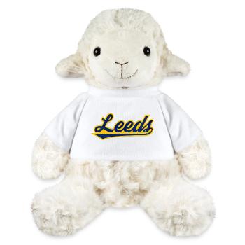 Lettrage Leeds Uk - Mouton en peluche Annika MiniFeet® - blanc - Devant