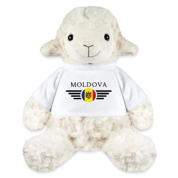Moldawien Stil T-Shirt - MiniFeet® Schaf Annika - Weiß - Vorne