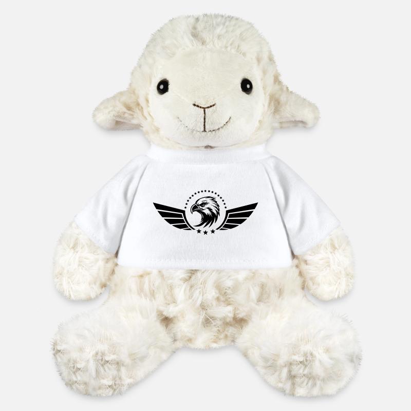 Adler – Vogelliebhaber - MiniFeet® Schaf Annika - Weiß