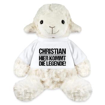 First name Chris Christian - MiniFeet® Sheep Annika - white - Front