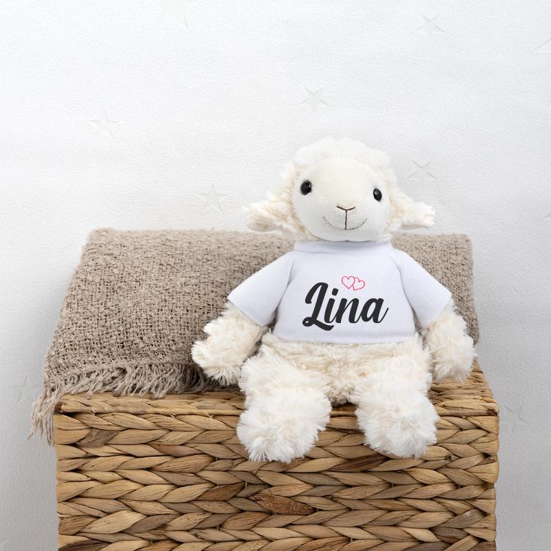 Nom de Lina Mouton en peluche Annika MiniFeet®