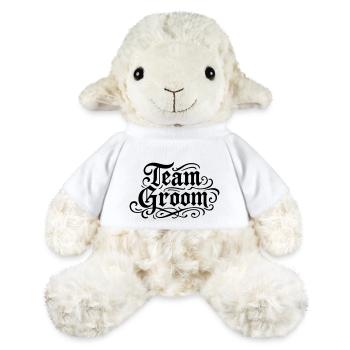 Team Groom Junggesellenabschied - MiniFeet® Schaf Annika - Weiß - Vorne