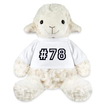 1978 Hashtag 78 - Mouton en peluche Annika MiniFeet® - blanc - Devant