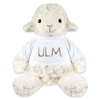 ULM lettering with twigs laid by the sparrow - MiniFeet® Sheep Annika - white - Front