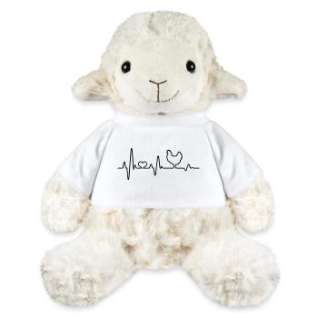 chicken heartbeat farm chickens farmer farmer - MiniFeet® Sheep Annika - white - Front