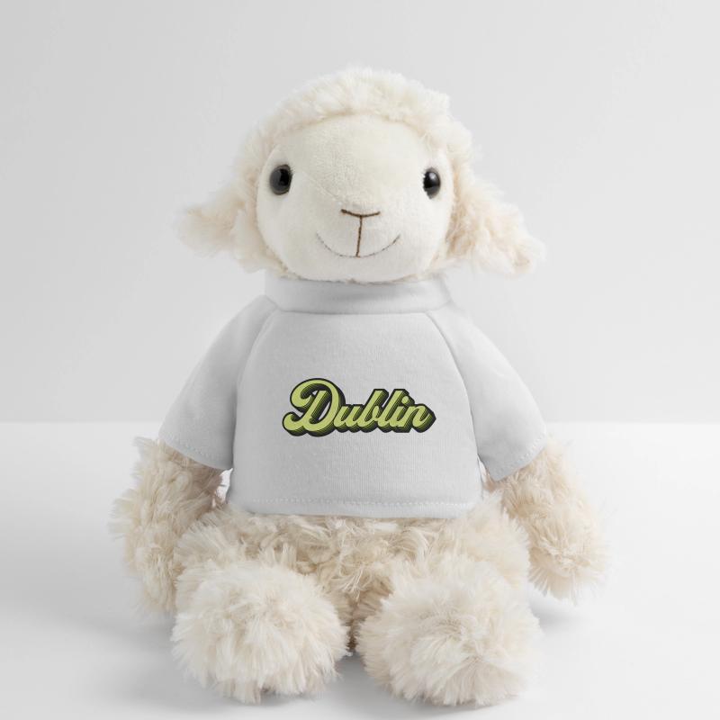 Dublin Retro Script in Lime Mouton en peluche Annika MiniFeet®