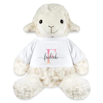 F| Monogram | Name | Frederike |Watercolor - MiniFeet® Sheep Annika - white - Front