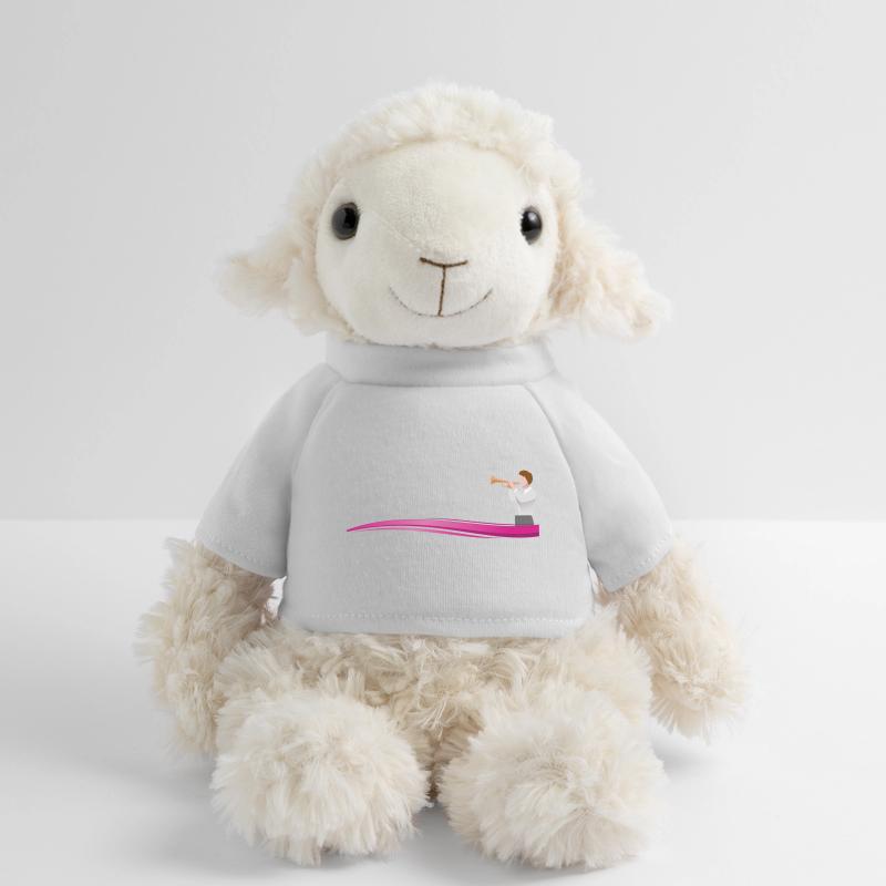 Musician TROMPETER on Wave - Text Template MiniFeet® Sheep Annika