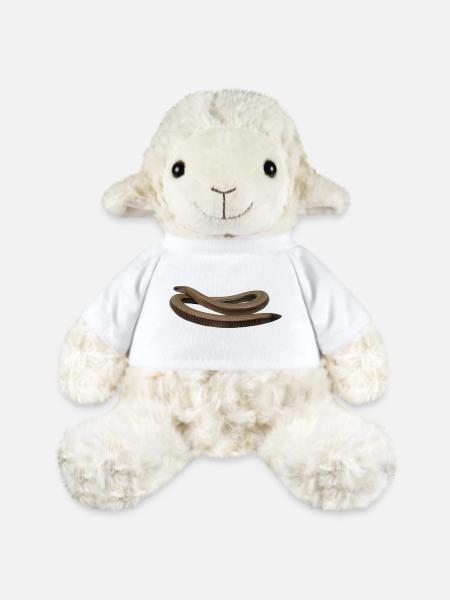 Blindschleiche - MiniFeet® Schaf Annika - Weiß