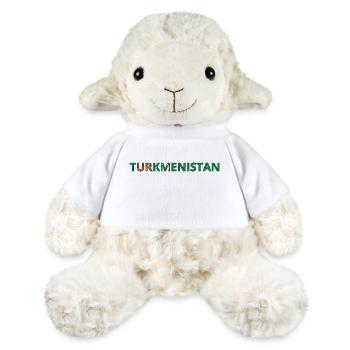 Flag of Turkmenistan - MiniFeet® Sheep Annika - white - Front