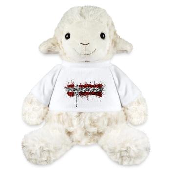 Danemark Europe Drapeau danois symboles nationaux norden - Mouton en peluche Annika MiniFeet® - blanc - Devant