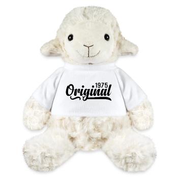 1975 Anniversaire 50 ans, rétro 1975 - Mouton en peluche Annika MiniFeet® - blanc - Devant