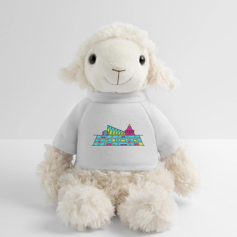 Orpheline urbain Xscape de Milton Keynes Modern Line Art Mouton en peluche Annika MiniFeet®