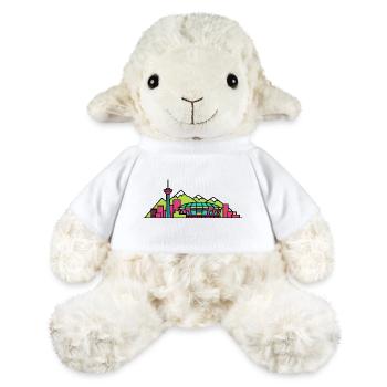 Vancouver City Skyline Harbour Centre Art - MiniFeet® Sheep Annika - white - Front