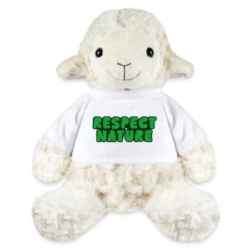 Respecter la nature - Mouton en peluche Annika MiniFeet® - blanc - Devant