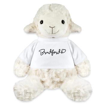 Bradford Herzschlag Stadt England - MiniFeet® Schaf Annika - Weiß - Vorne