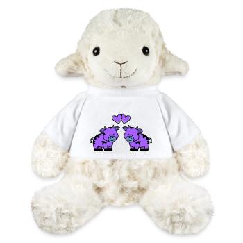 vaches amoureuses - Mouton en peluche Annika MiniFeet® - blanc - Devant