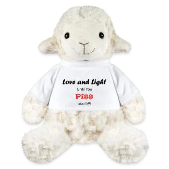 Liebe und Licht, bis du mich ablehnst! - MiniFeet® Schaf Annika - Weiß - Vorne