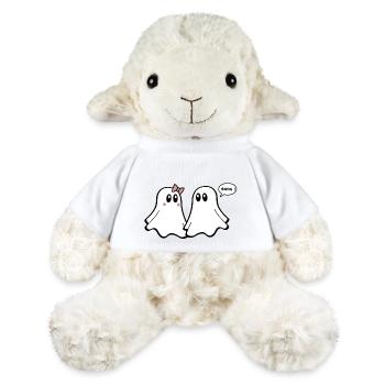 Ghost T-Shirt - Funny Couples 04 - MiniFeet® Sheep Annika - white - Front