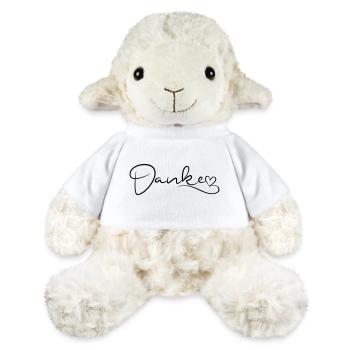 Merci l’Écriture avec le cœur - Mouton en peluche Annika MiniFeet® - blanc - Devant