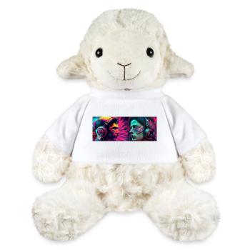 Musique psychédélique - Mouton en peluche Annika MiniFeet® - blanc - Devant