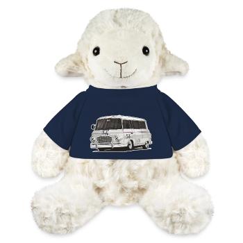 Barkas B1000 // Illustration - Mouton en peluche Annika MiniFeet® - bleu marine - Devant