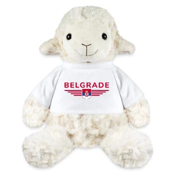 Belgrad T-Shirt – Für Fans der Hauptstadt - MiniFeet® Schaf Annika - Weiß - Vorne